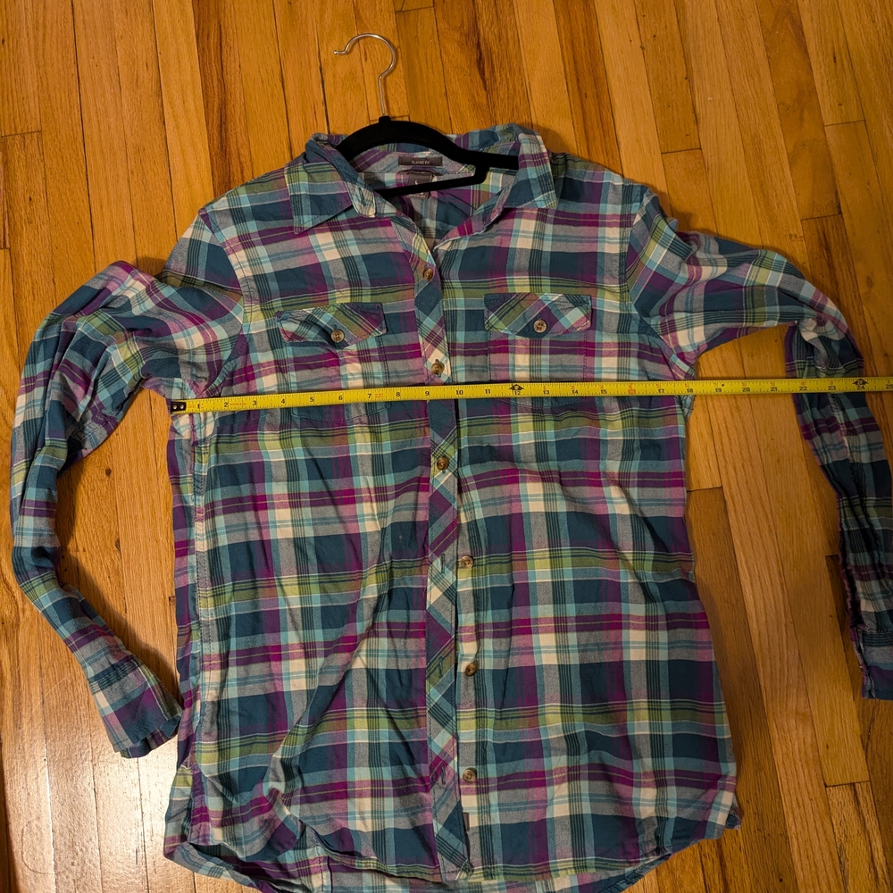 Plaid Multicolor Women's Shirt - Picture 2 of 5